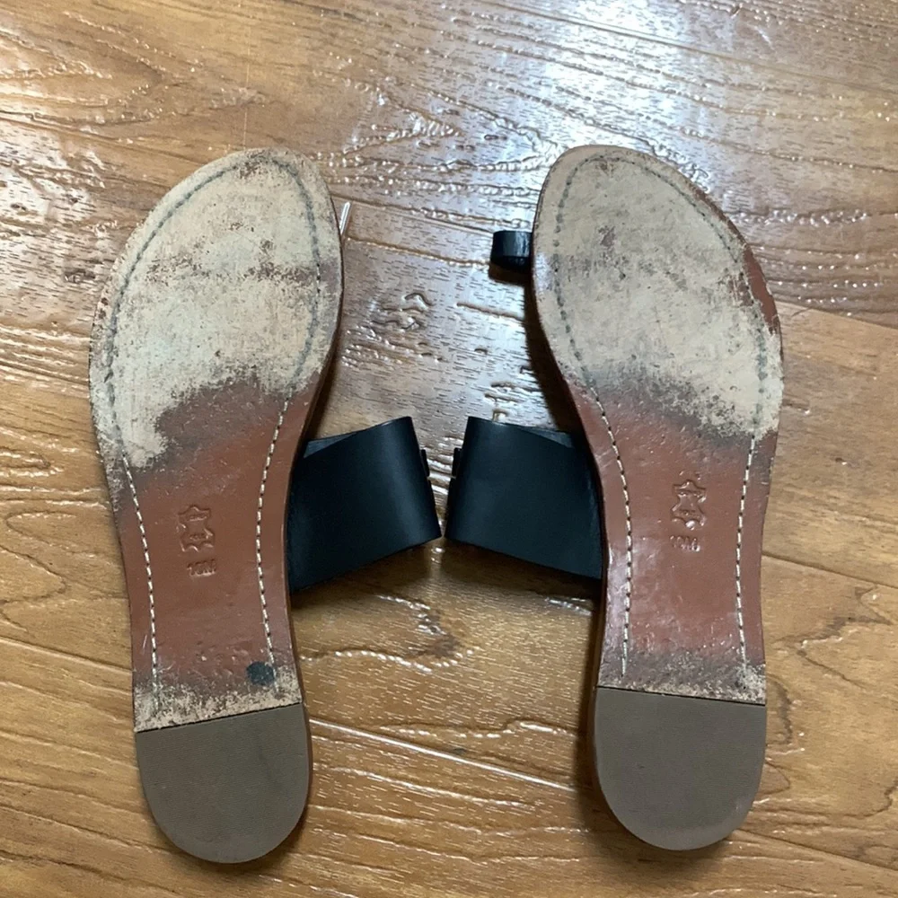 Tory Burch Leather Slide Sandals